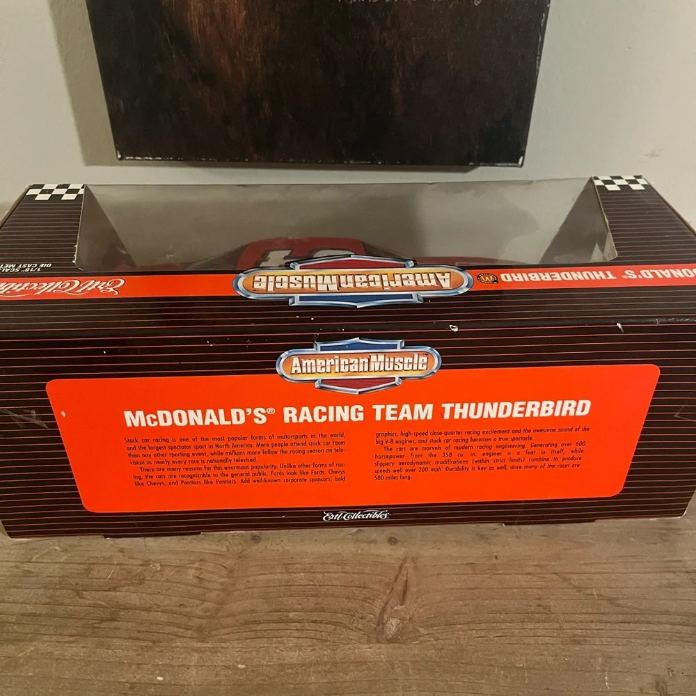American Muscle McDonald's Nascar Diecast Car‎ - Red and Black